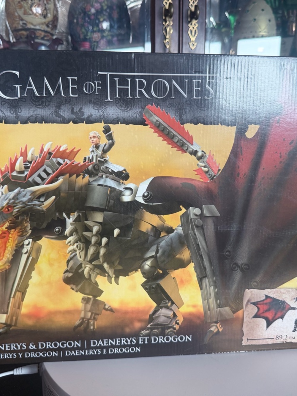 Game of Thrones Daenerys & Drogon Building Dragon Set - Black, Red, Gray